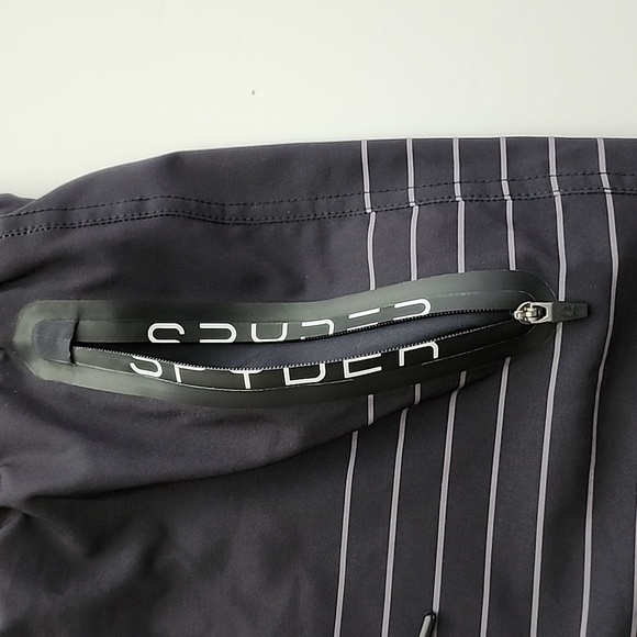 SPYDER Men's Black White Stripes Swim Trunks Board Short  Quick Dry Size XXL - Picture 5 of 16